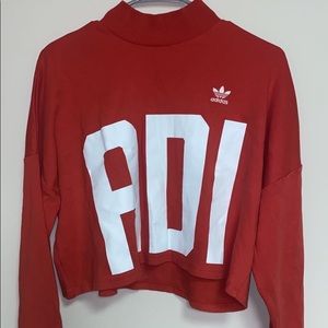 Vintage Adidas Womens Crop Top